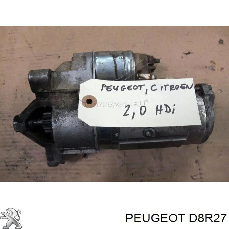 D8R27 Peugeot/Citroen Motor de arranco