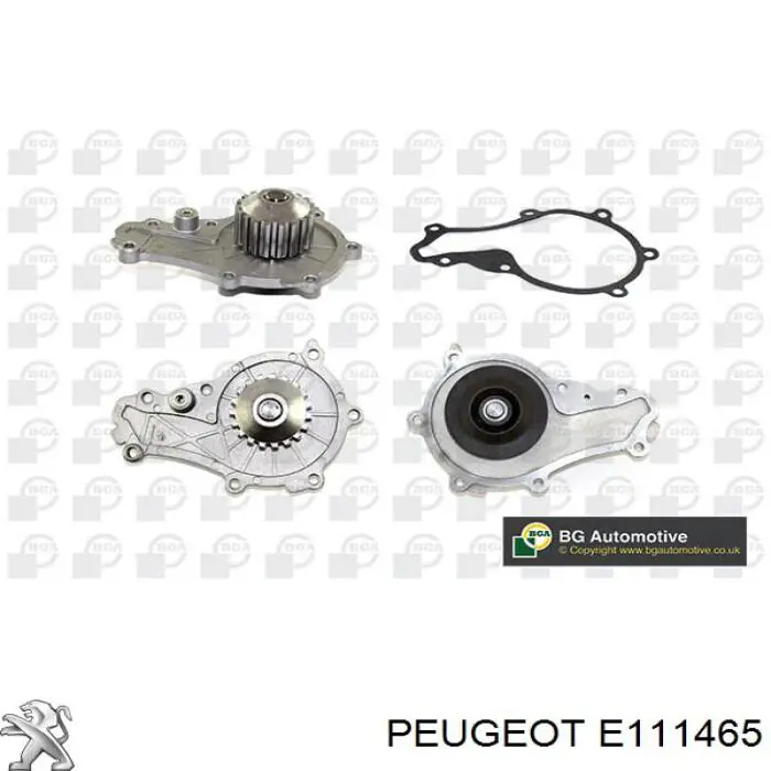 Bomba de água (bomba) de esfriamento Peugeot/Citroen E111465 preço, a partir de  