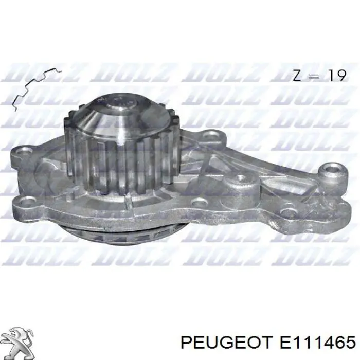 Compre E111465 Peugeot/Citroen Bomba de água (bomba) de esfriamento