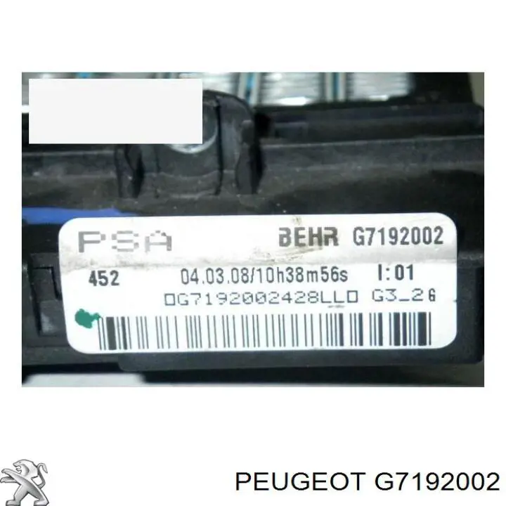 G7192002 Peugeot/Citroen 