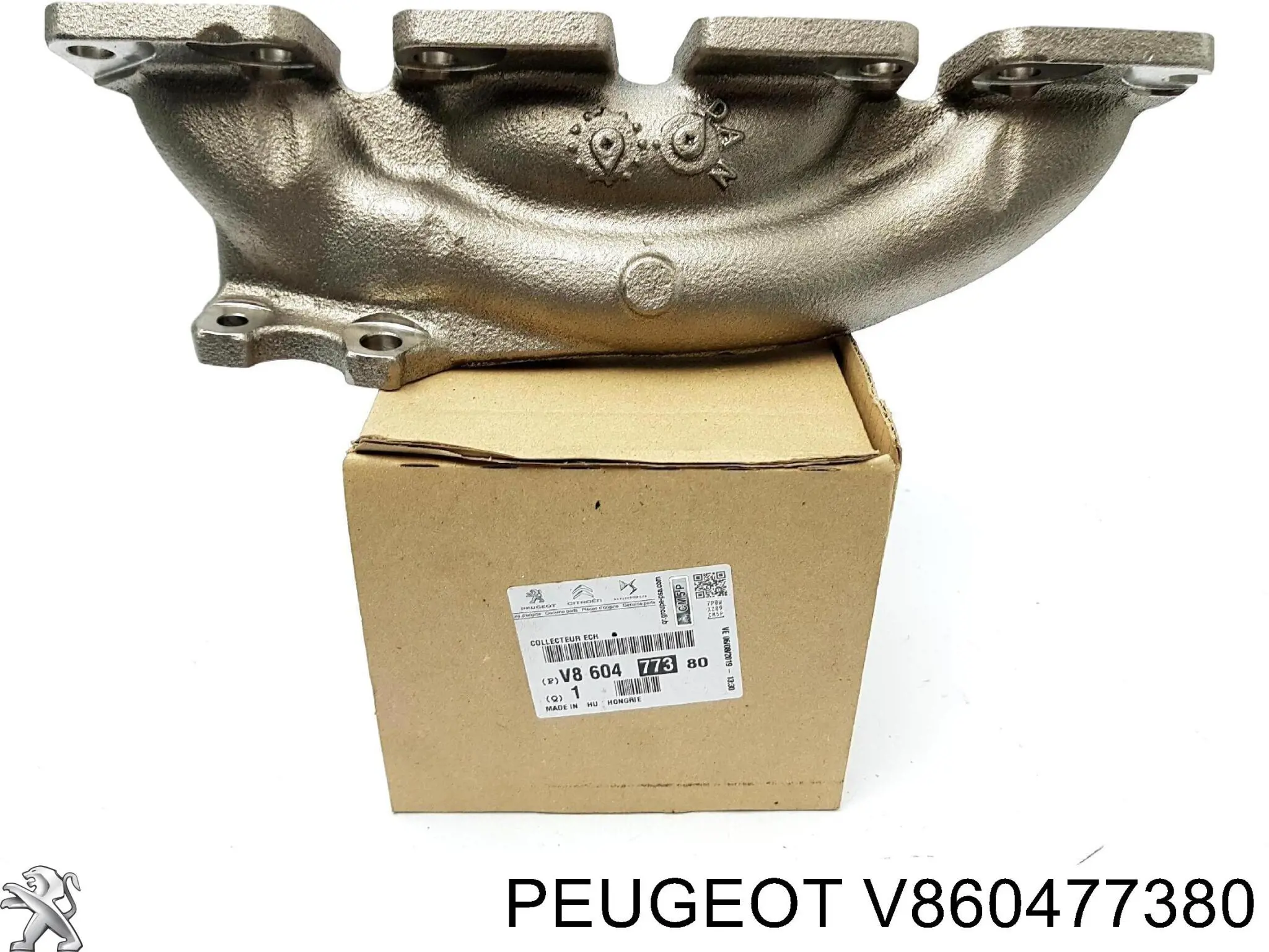 9814266380 Peugeot/Citroen Tubo coletor de escape