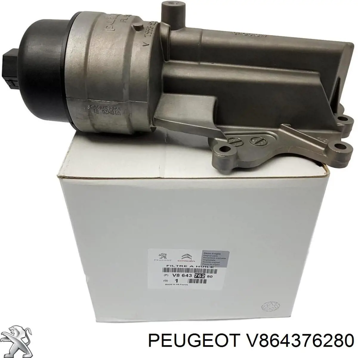 V864376280 Peugeot/Citroen Caixa do filtro de óleo