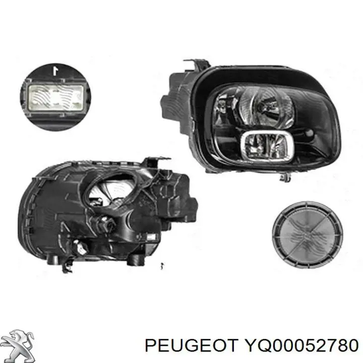 YQ00052780 Peugeot/Citroen Luz direita