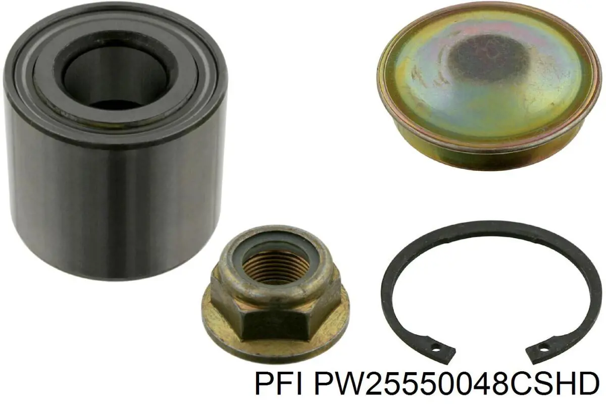 PW25550048CSHD PFI Rolamento de cubo traseiro