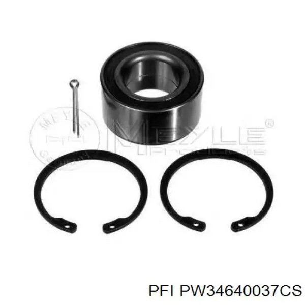 PW34640037CS PFI Rolamento de cubo dianteiro