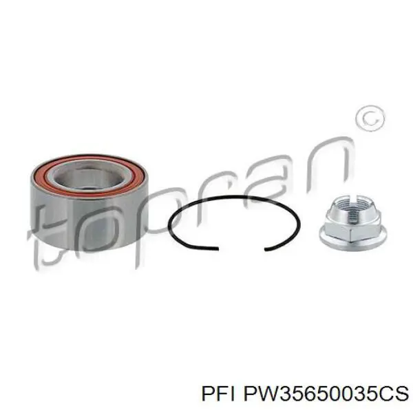 PW35650035CS PFI Rolamento de cubo dianteiro