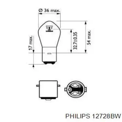 Lâmpada Philips 12728BW preço, a partir de 5,03 USD