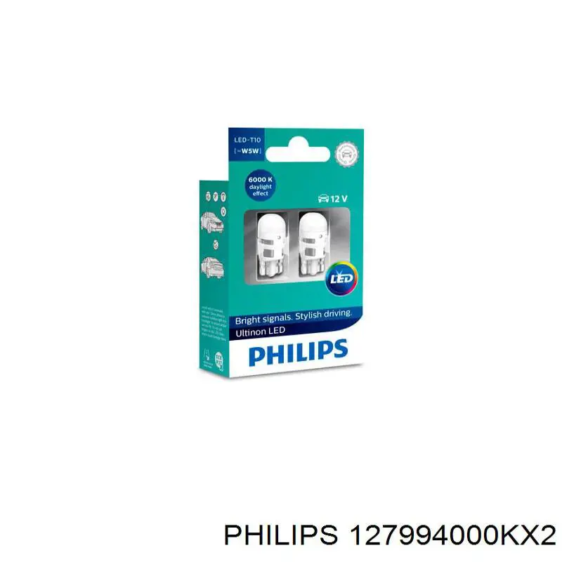 127994000KX2 Philips Lâmpada de quebra-luz de iluminação de salão/de cabina