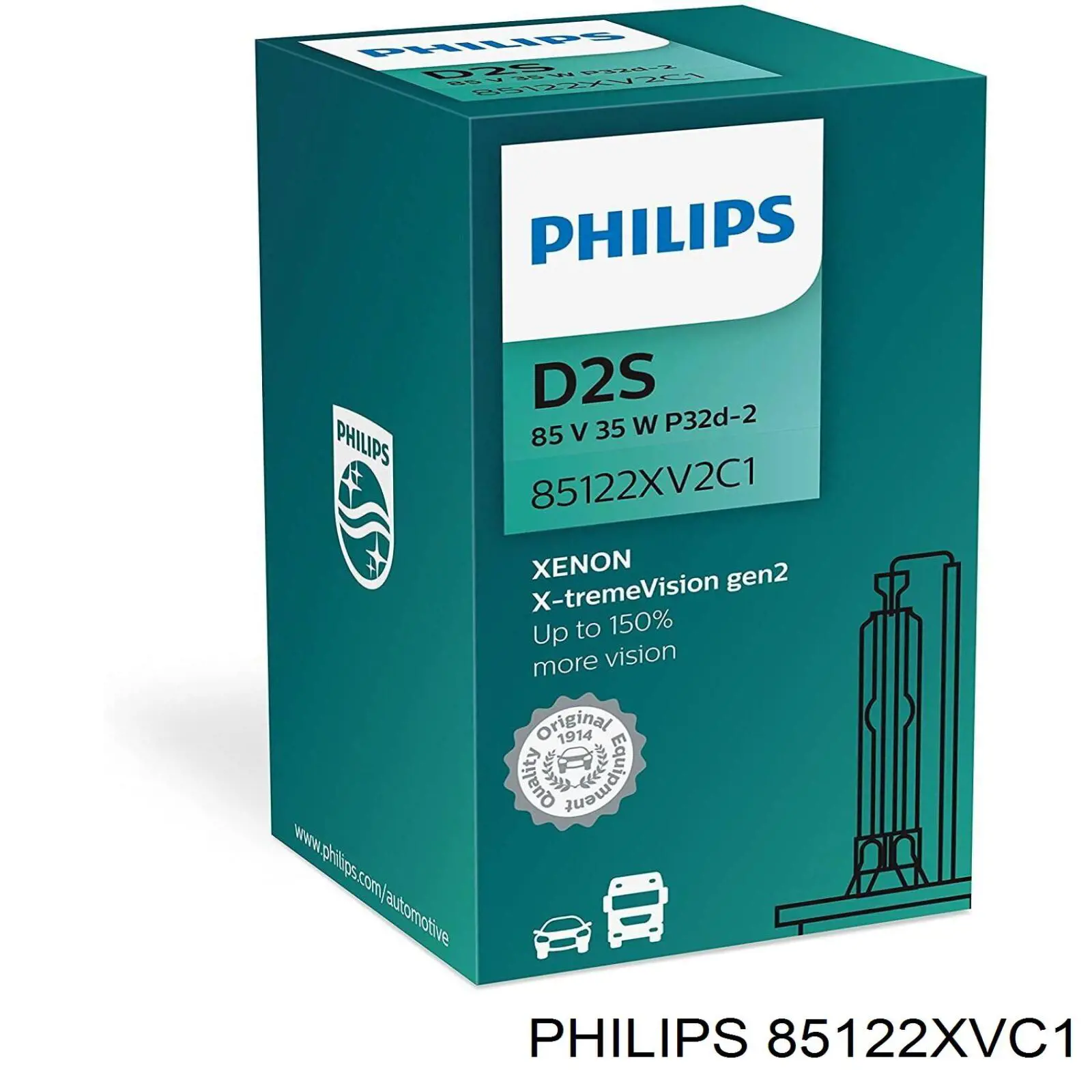 Lâmpada de xénon 85122XVC1 Philips