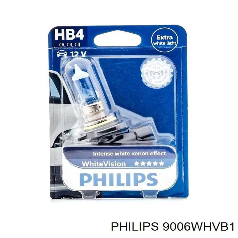 9006WHVB1 Philips Lâmpada halógena