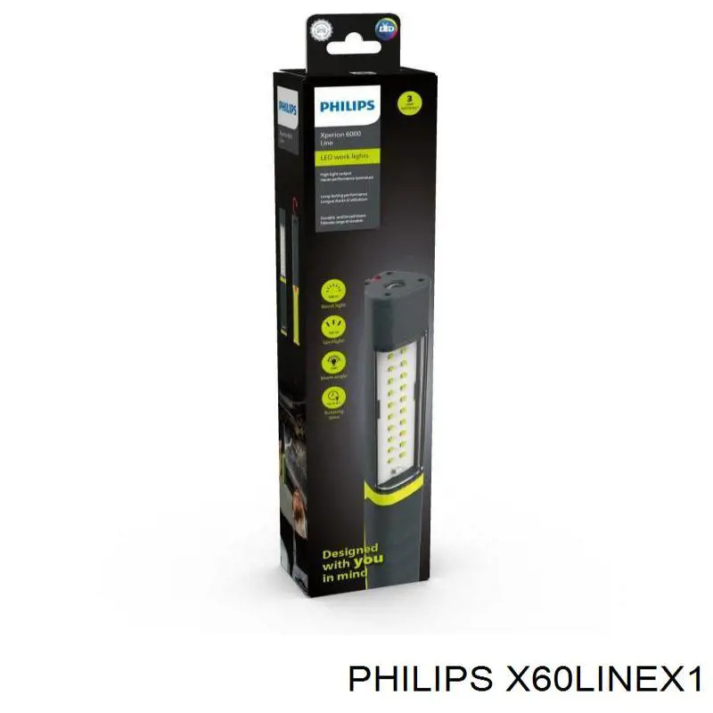 Lanterna portátil Philips X60LINEX1 preço, a partir de 50,04 USD