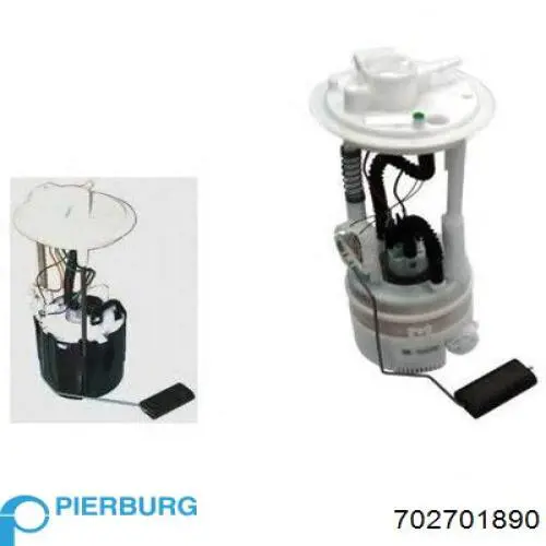 Compre 702701890 Pierburg Módulo de bomba de combustível com sensor do nível de combustível
