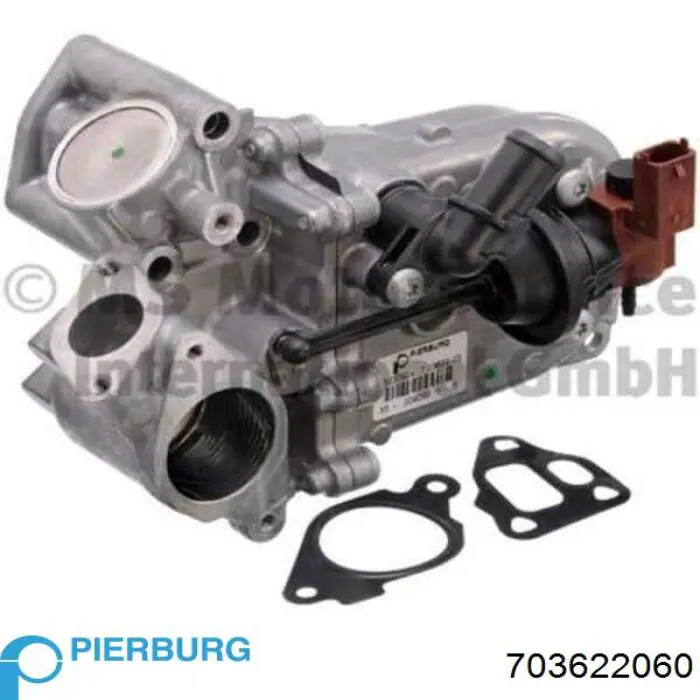 Radiador do sistema EGR de recirculação dos gases de escape Pierburg 703622060 preço, a partir de 280,11 USD