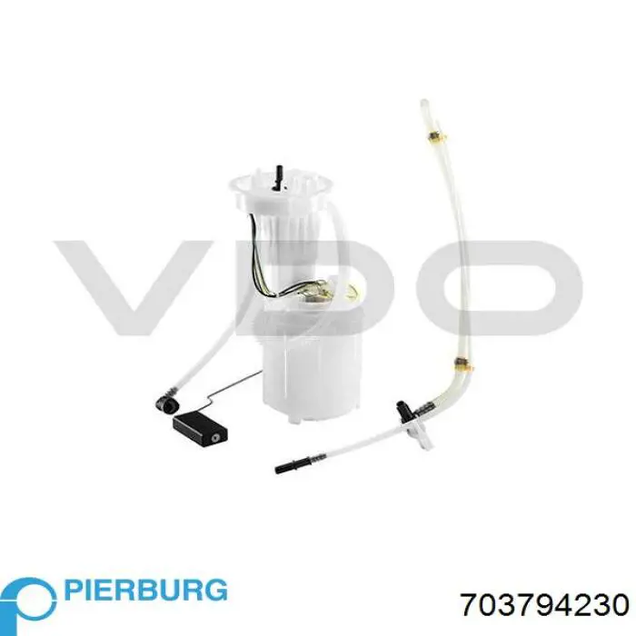 703794230 Pierburg Módulo de bomba de combustível com sensor do nível de combustível