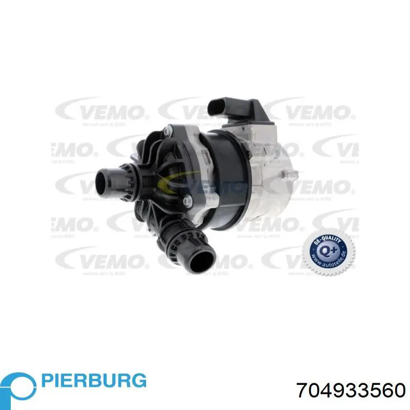 Bomba de água (bomba) de esfriamento, adicional elétrica Pierburg 704933560 preço, a partir de 384,70 USD