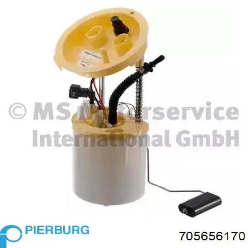 705656170 Pierburg Módulo de bomba de combustível com sensor do nível de combustível