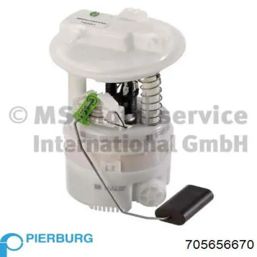 705656670 Pierburg Módulo de bomba de combustível com sensor do nível de combustível