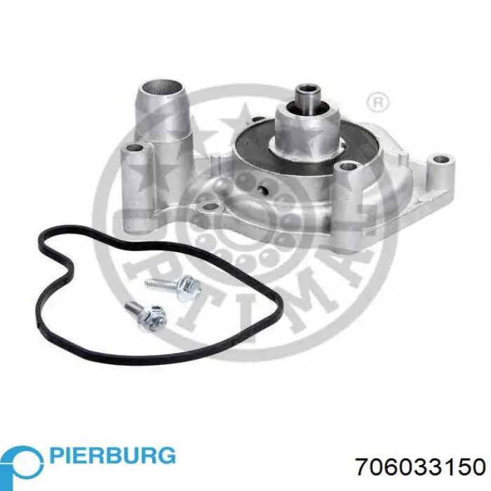 Compre 706033150 Pierburg Bomba de água (bomba) de esfriamento, adicional elétrica