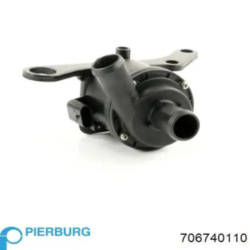 706740110 Pierburg Bomba de água (bomba) de esfriamento, adicional elétrica