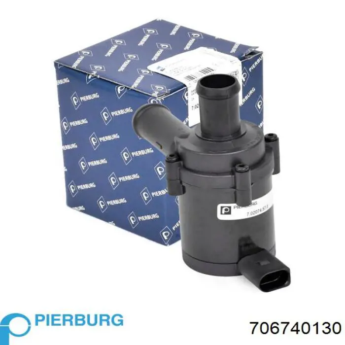 706740130 Pierburg Bomba de água (bomba) de esfriamento, adicional elétrica