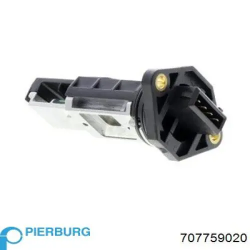 707759020 Pierburg Sensor de fluxo (consumo) de ar, medidor de consumo M.A.F. - (Mass Airflow)