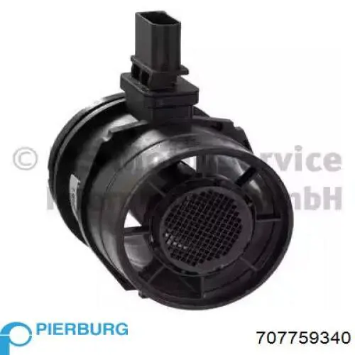 707759340 Pierburg Sensor de fluxo (consumo) de ar, medidor de consumo M.A.F. - (Mass Airflow)