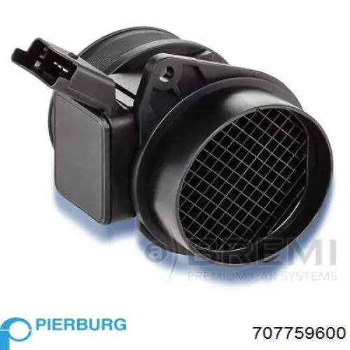 707759600 Pierburg Sensor de fluxo (consumo) de ar, medidor de consumo M.A.F. - (Mass Airflow)