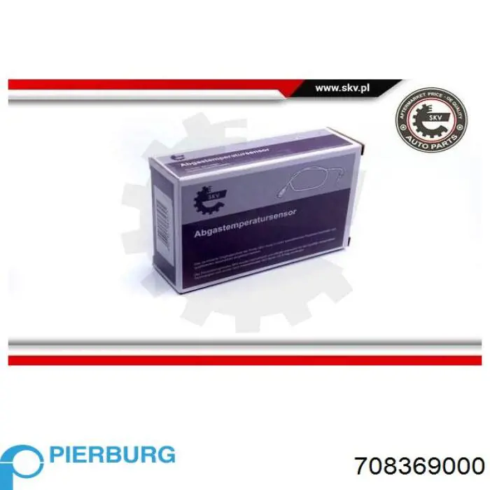 Compre 708369000 Pierburg Sensor de temperatura dos gases de escape (GE), antes de turbina