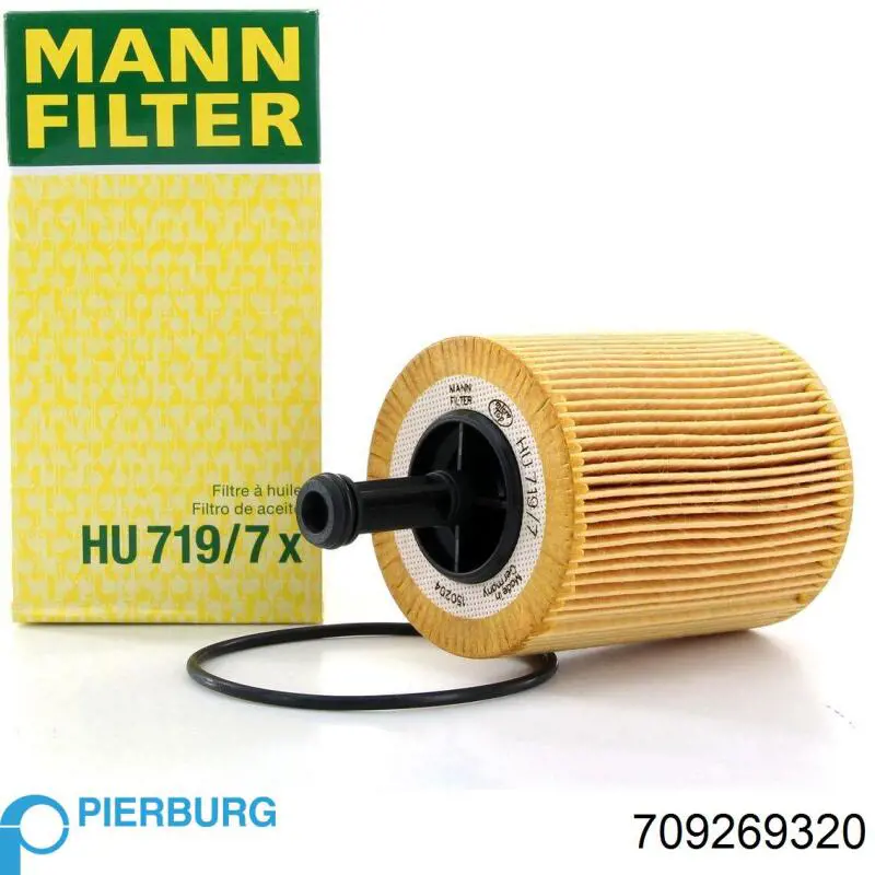 Compre 709269320 Pierburg Radiador de óleo (frigorífico), debaixo de filtro