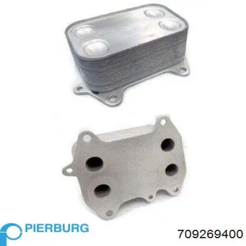 709269400 Pierburg Radiador de óleo (frigorífico), debaixo de filtro