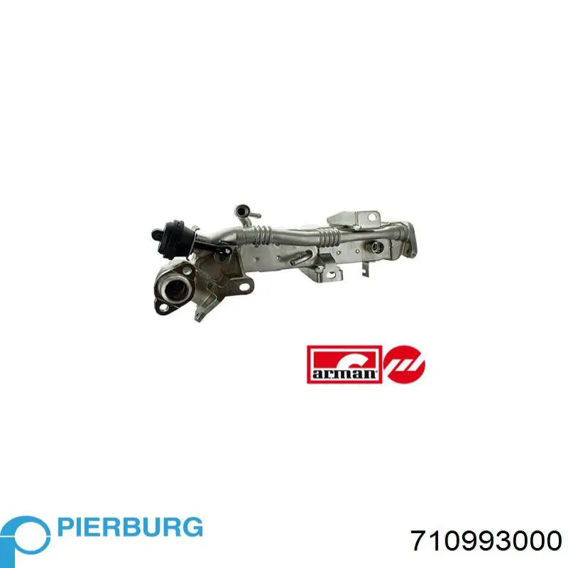 Compre 7518806 Hoffer Radiador do sistema EGR de recirculação dos gases de escape