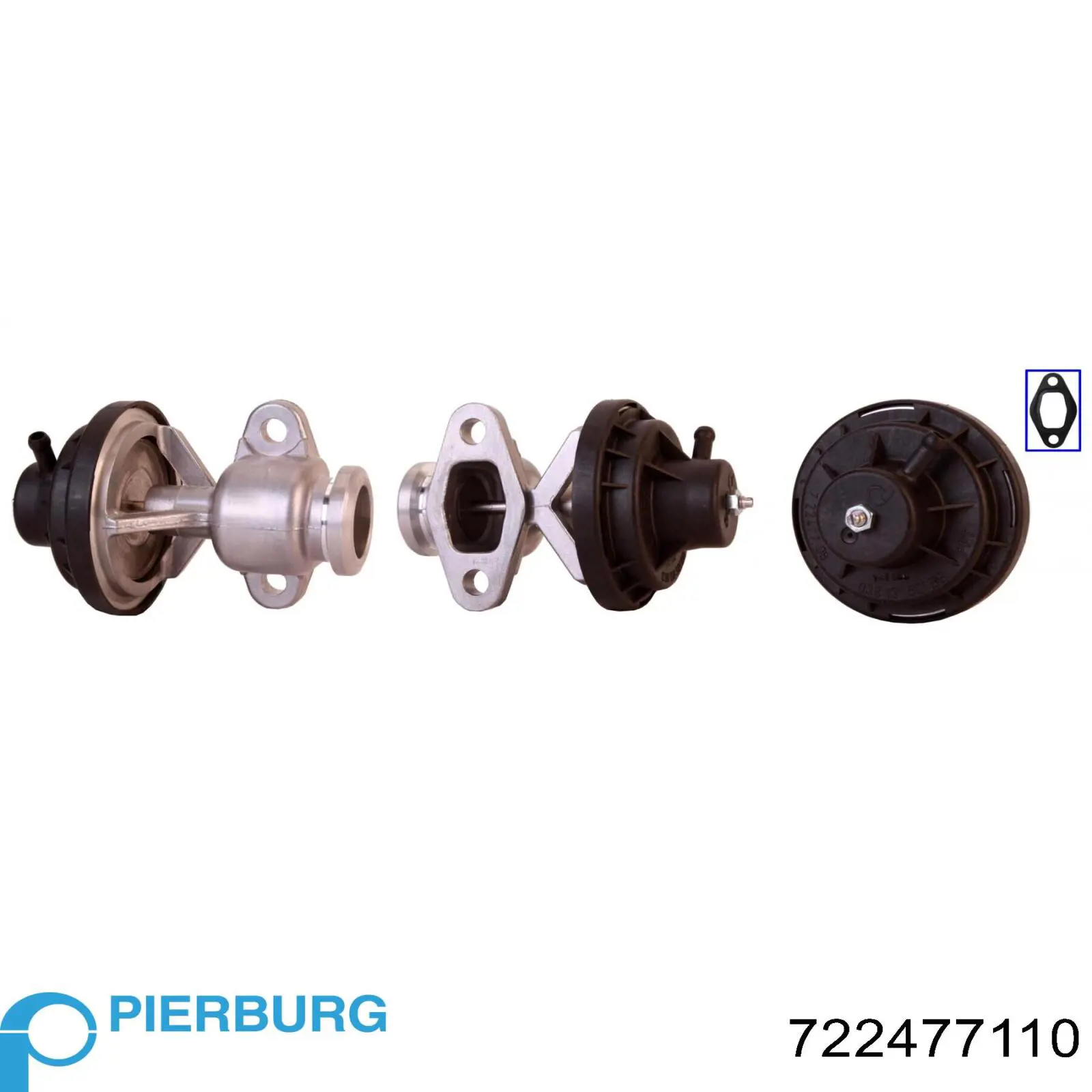 Compre 722477110 Pierburg Válvula EGR de recirculação dos gases