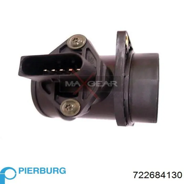 Compre 722684130 Pierburg Sensor de fluxo (consumo) de ar, medidor de consumo M.A.F. - (Mass Airflow)