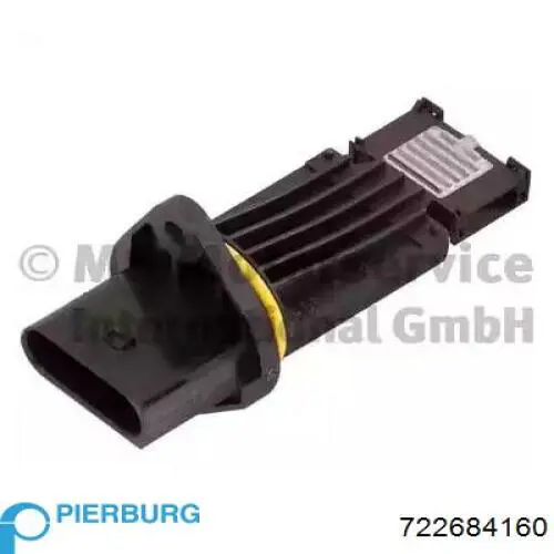 Sensor de fluxo (consumo) de ar, medidor de consumo M.A.F. - (Mass Airflow) Pierburg 722684160 preço, a partir de 65,18 USD