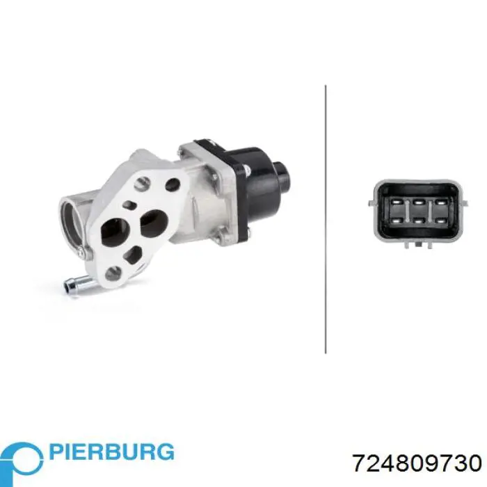 Válvula EGR de recirculação dos gases Pierburg 724809730 preço, a partir de 98,78 USD