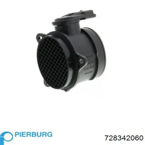 Compre 728342060 Pierburg Sensor de fluxo (consumo) de ar, medidor de consumo M.A.F. - (Mass Airflow)