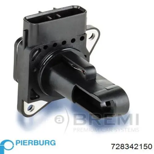 Sensor de fluxo (consumo) de ar, medidor de consumo M.A.F. - (Mass Airflow) Pierburg 728342150 preço, a partir de 65,83 USD