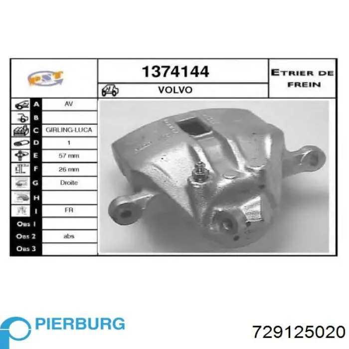 Compre 729125020 Pierburg Bomba de óleo
