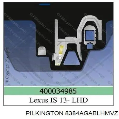  Pára-brisas Lexus RX 270/350/450H SUV (AGL10, GGL15, GYL15) (2008 - 2015) 270/350/450H