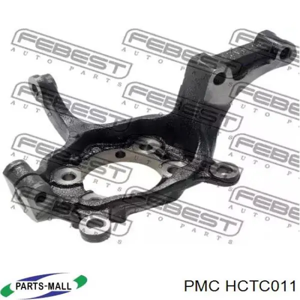 HCTC011 Parts-Mall Pino moente (extremidade do eixo) dianteiro esquerdo