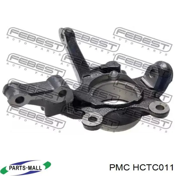 HCTC011 Parts-Mall Pino moente (extremidade do eixo) dianteiro esquerdo