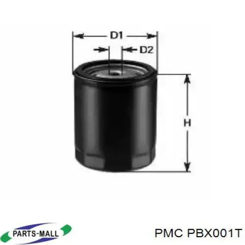 Filtro de óleo PBX001T Parts-Mall