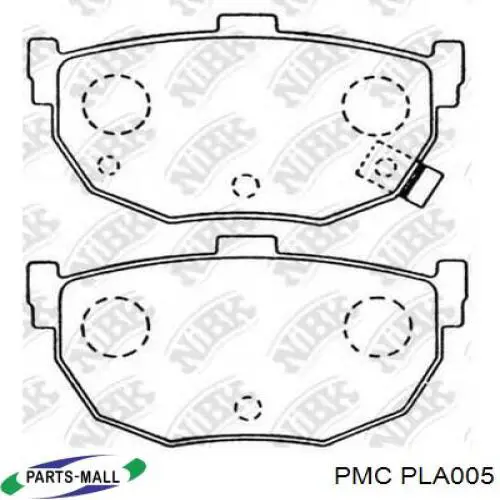 Sapatas do freio traseiras de tambor Parts-Mall PLA005 preço, a partir de 34,69 USD