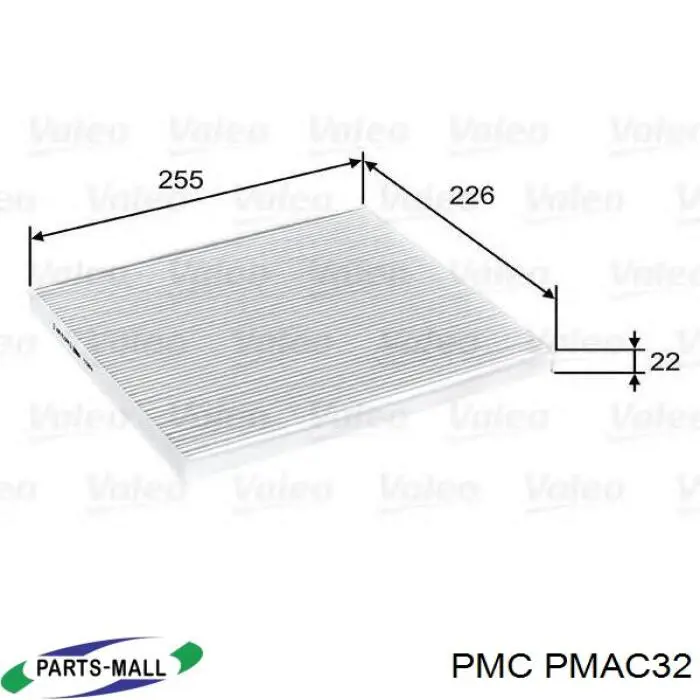 Filtro de salão Parts-Mall PMAC32