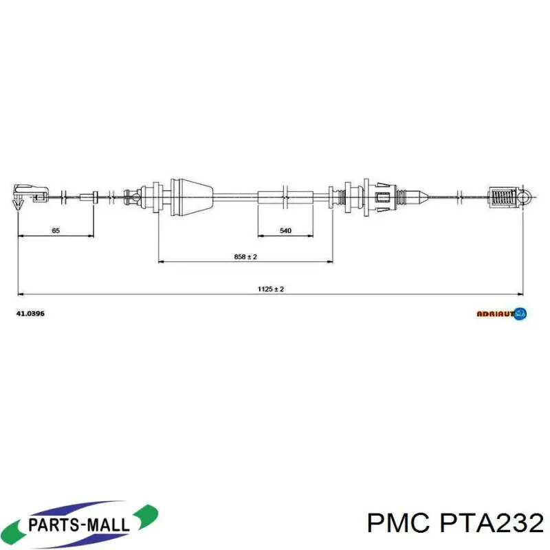 Cabo/pedal de gás (de acelerador) para Hyundai H100  