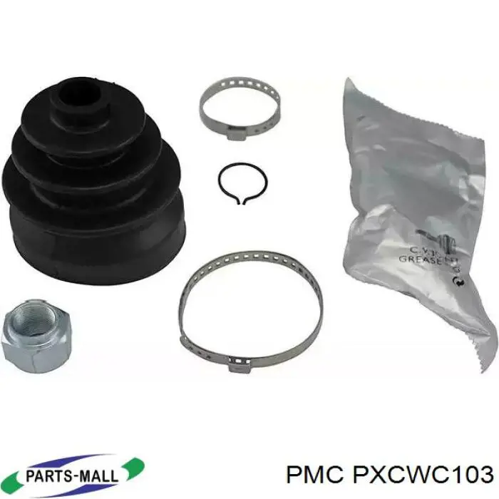 Compre PXCWC103 Parts-Mall Bota de proteção externa de junta homocinética do semieixo dianteiro