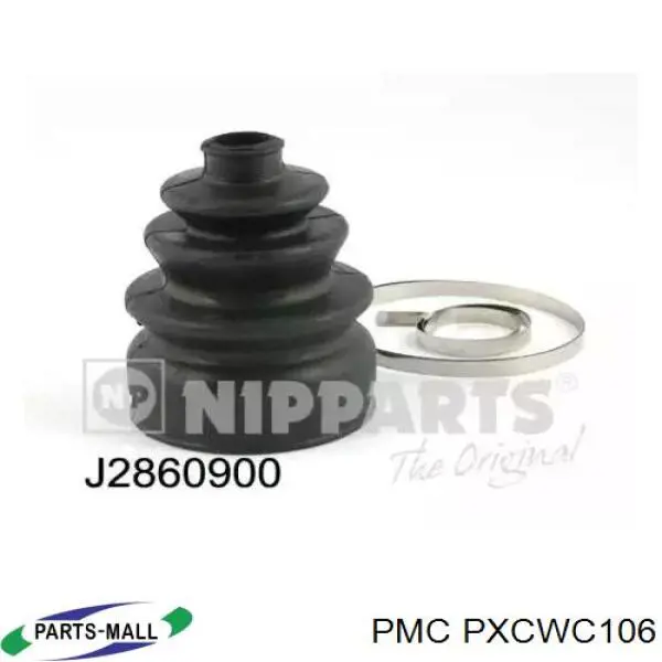 Bota de proteção interna de junta homocinética do semieixo dianteiro PXCWC106 Parts-Mall
