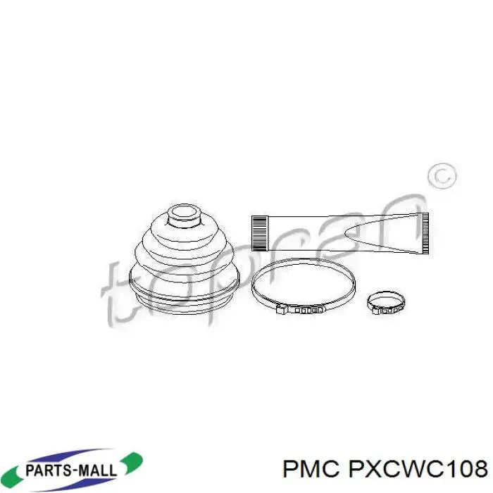 Bota de proteção interna direita de junta homocinética do semieixo dianteiro Parts-Mall PXCWC108 preço, a partir de 11,86 USD