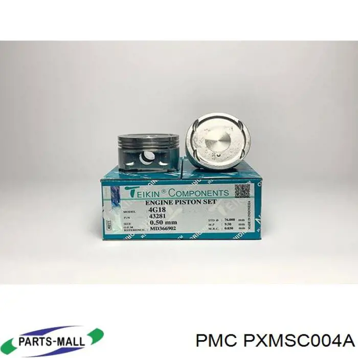 PXDAE4F35480002 AMP/Paradowscy Pistão com passador sem anéis, STD