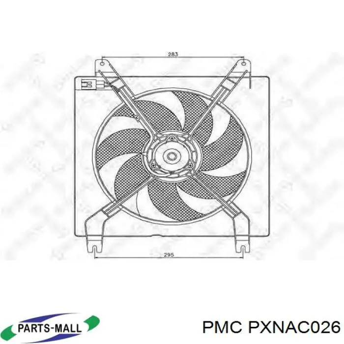 Compre P96553242 General Motors Difusor do radiador de esfriamento, montado com motor e roda de aletas